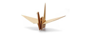 kranich Origami naturpapier