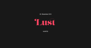 Lust Font