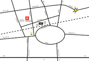 Karte Dortmund Innenstadt-godesign