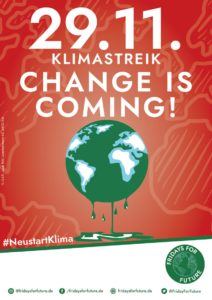Plakat Klimastreiktag 29.11.2019