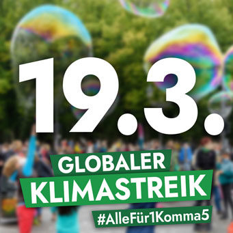 Globaler Klimastreik 19.3.2021