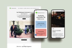 Website Mockup ÖkoNetzwerk Dortmund