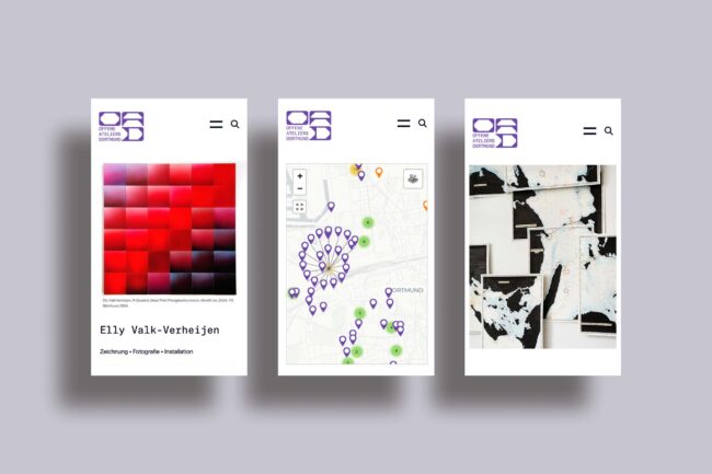 Website Offene Ateliers Dortmund